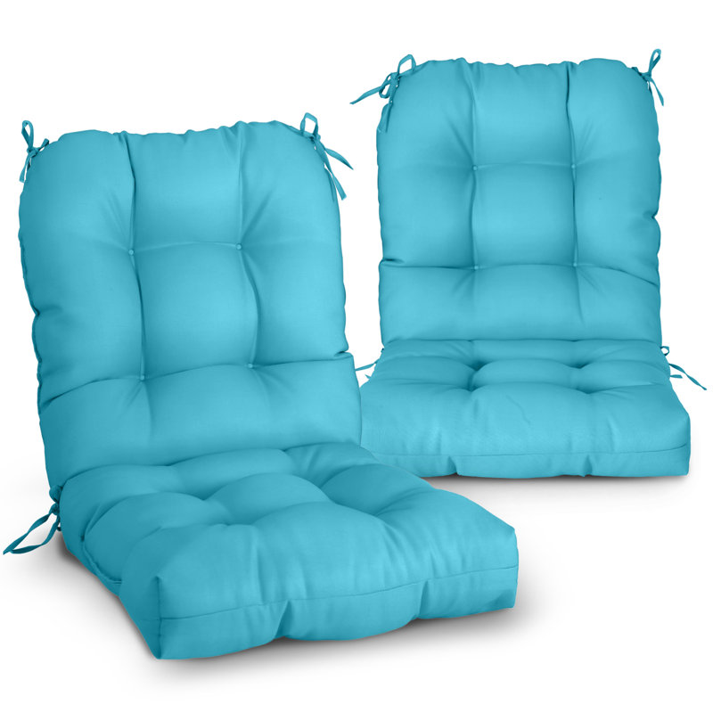 Indoor/Outdoor Seat/Back Cushion, Blue