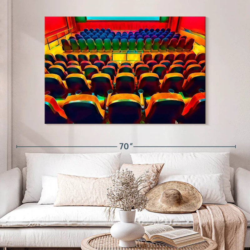 Salle de cinéma Lilie, H 34 po x l 51 po