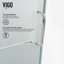 Piedmont 34" W x 34" D x 73" H Hinged Frameless Shower Enclosure with 3/8  Clear Glass-99217135