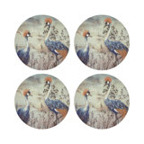 Crested Crane Pebble 16" Vinyl Placemat