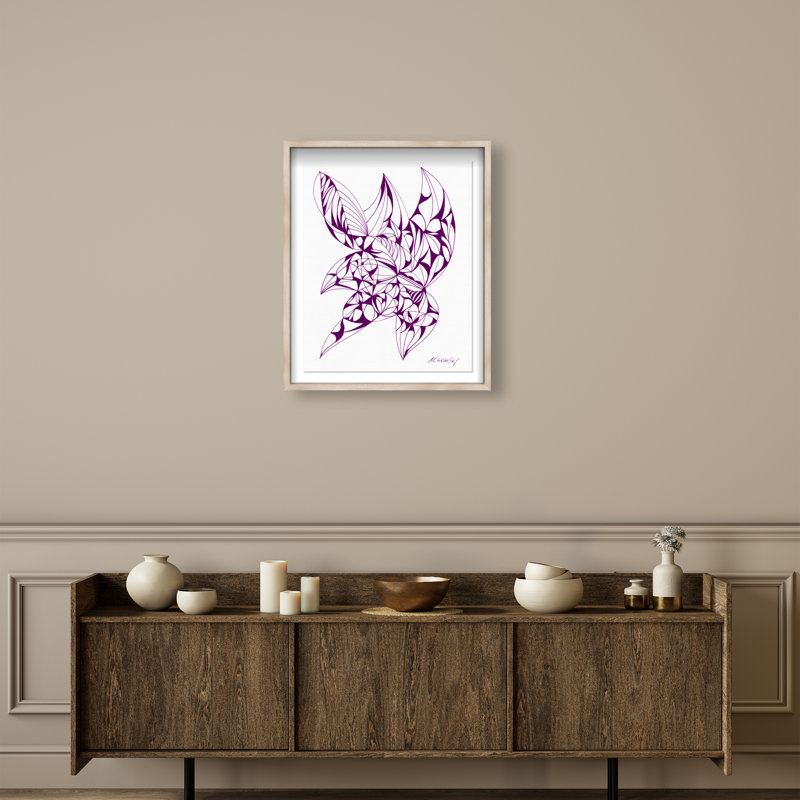 Manuel Roman - Starfish Print by Oliver Gal, 25.5"H x 17.5"W, Natural Oak Shadowbox