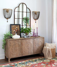 Southern Classic Arch Framed Wall Mirror