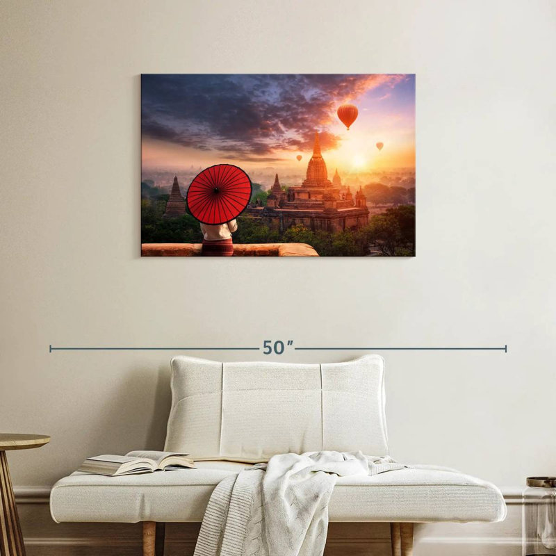 Lilie Bagan Balloon Season, 24" H x 36" W