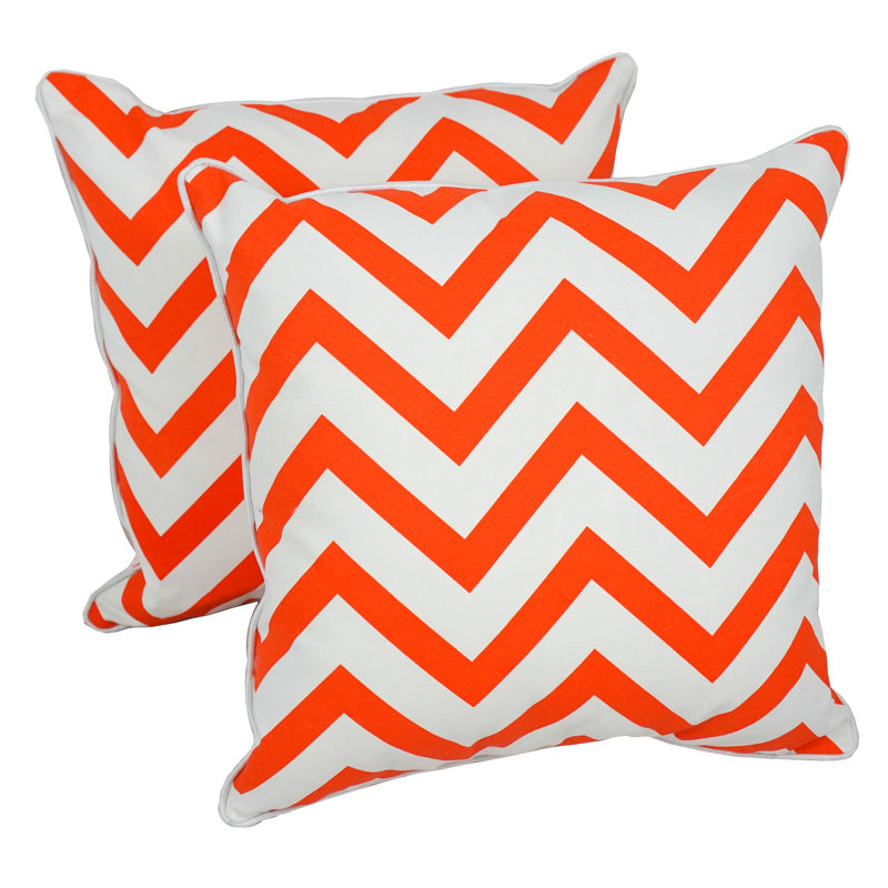 Chevron Reversible Throw Pillow