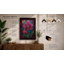 Stained Glass Orchids Botanical - Framed Print-1188545558-1188545556