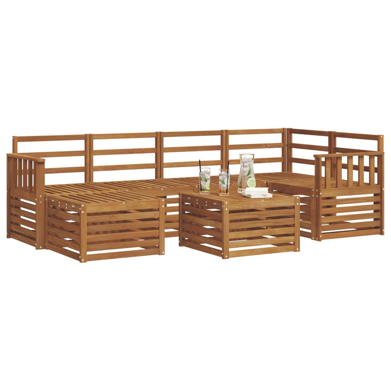 247cm Wide Patio Sectional Set