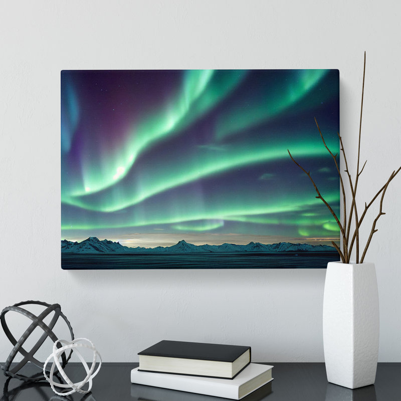 Desirable Northern Lights - Wrapped Canvas, 40cm H x 60cm W x 3cm D