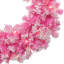 Pre-Lit Flocked Pine Artificial Christmas Wreath - 24" - Clear Lights-83520722
