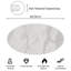 32"  Round Tempered Glass Table Top with marble design
