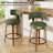 Chic Swivel Leather Upholstered Bar Stool For Ultimate Comfort And Style-1123261750