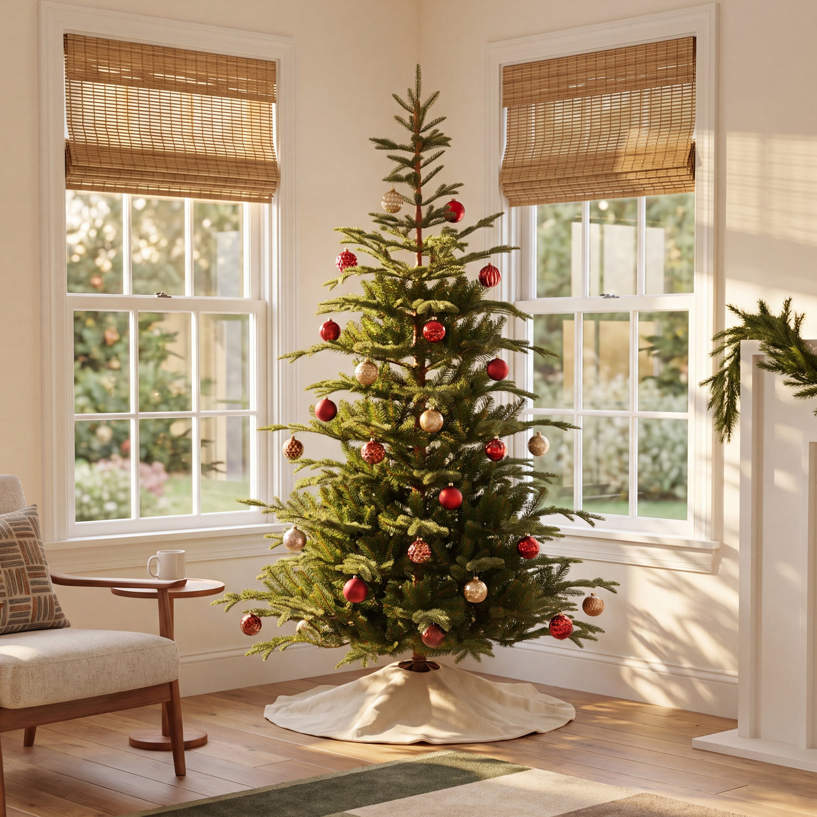 Norwegian 7.5' H Green Spruce Christmas Tree Unlit