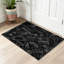 Tapis blanc et noir blanc lavable à la machine-40053038