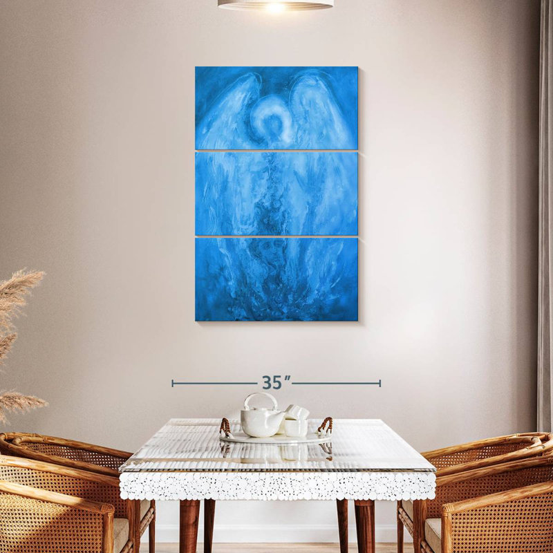 Leisha Blue Angel, 45" H x 28" W