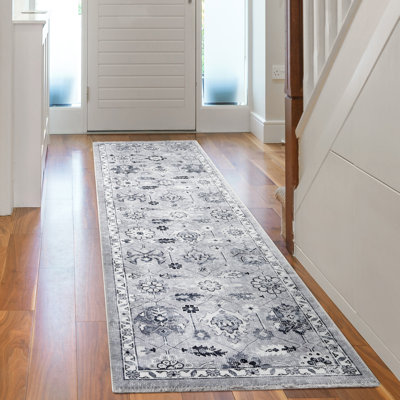 Classic Chenille Floral Indoor Rug