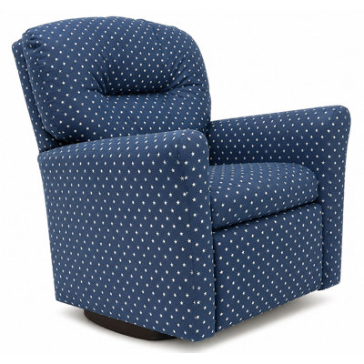 Kids Rocker Recliner Chair - Navy Stars