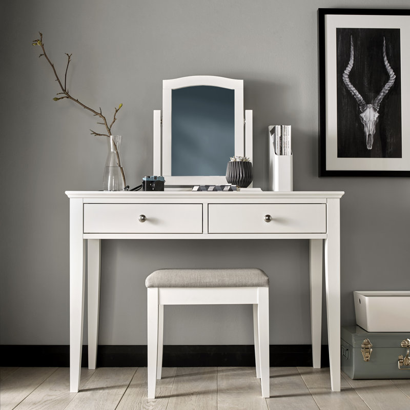 Louis Dressing Table, White