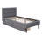 Upholstered Platform Bed With 2 Drawers-849986856
