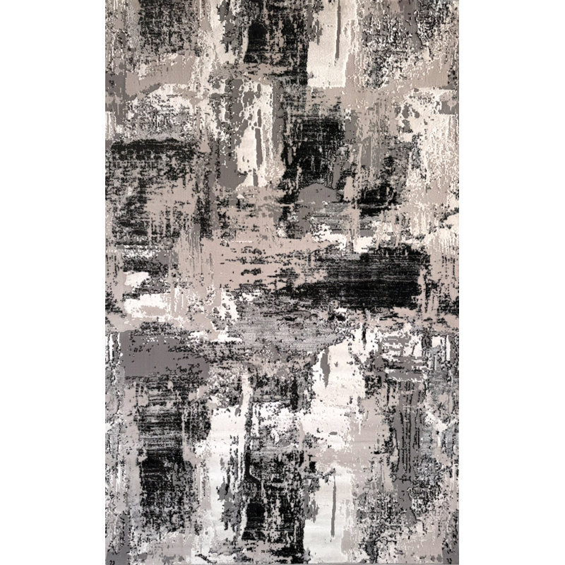 Tapis d'intérieur à motif de tapis Aneko, Rectangle 5 pi 3 po x 7 pi 7 po