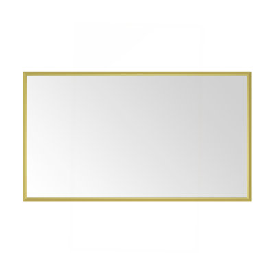 84 x 48 Inch Bathroom Mirror With Aluminum Frame, Rectangle Wall Mounted Vanity Mirror