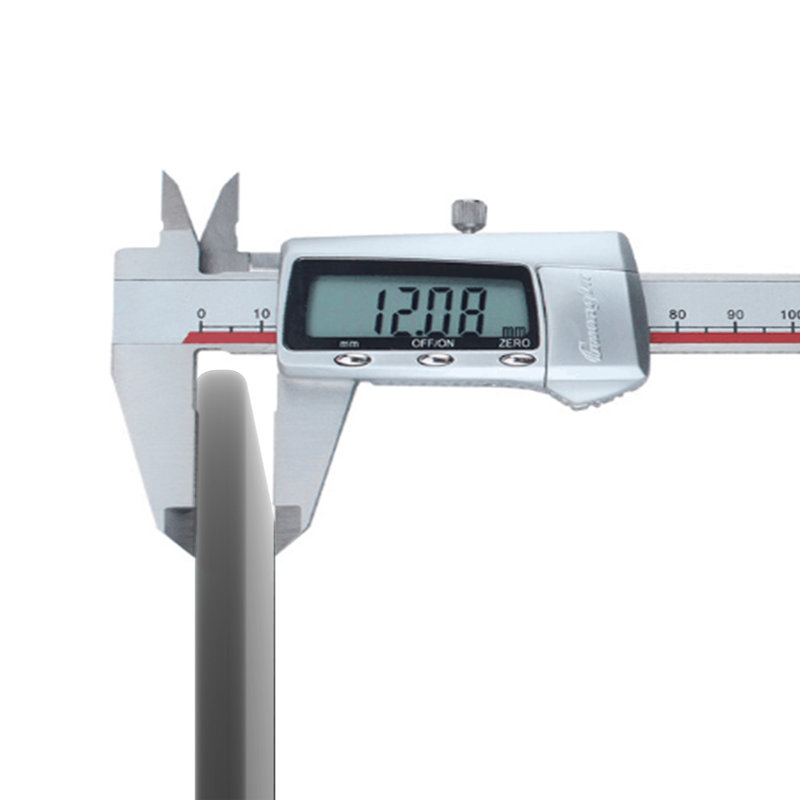 Plateau de table rond en verre trempé, H 0,48 po x l 24 po x P 24 po, Noir