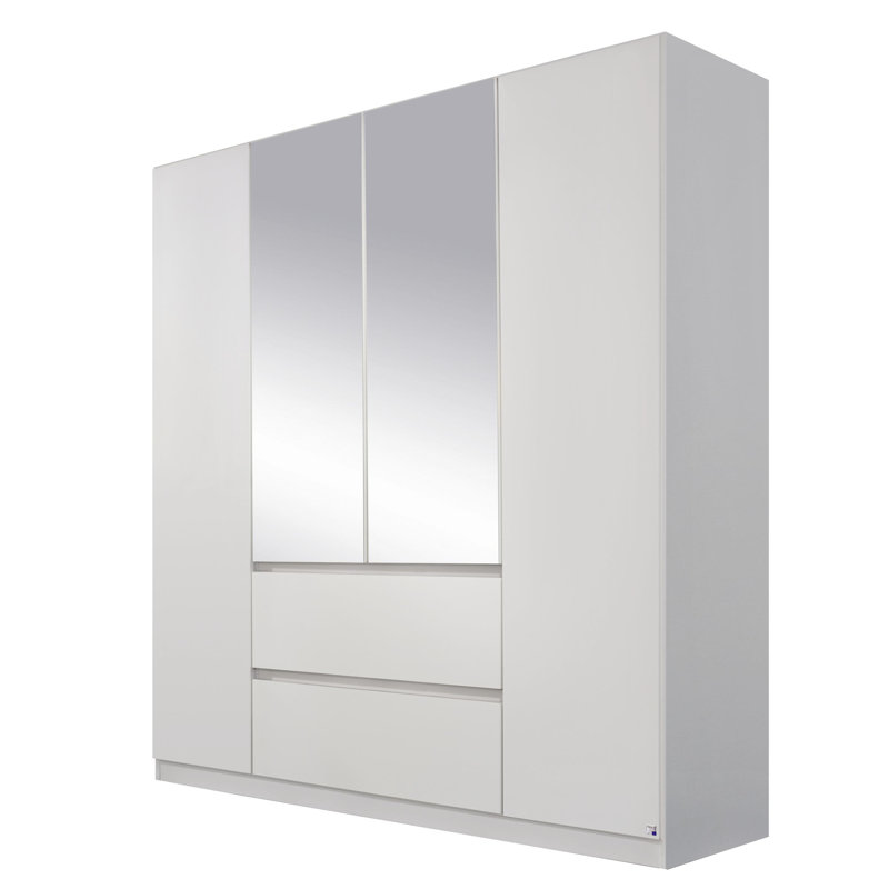 Arkoma 4 Door Wardrobe, Alpine White