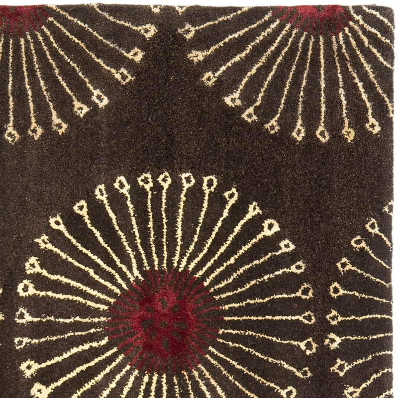 Avayah Soho Hand Tufted Wool Floral Rug, Runner 2'6" x 12'