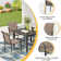 Eilardt 4 - Person Metal Patio Dining Set with Round Table