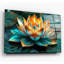 Décoration murale en verre trempé style lotus-196863332