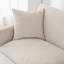 Canapé modulaire de 107,87 po avec 1 repose-pieds, coussin de siège et dossier amovible-715281942