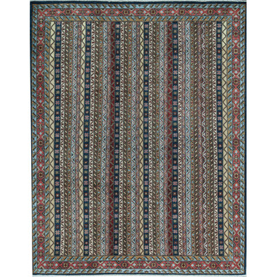 Aryana Hand Woven Wool Plaid Area Rug