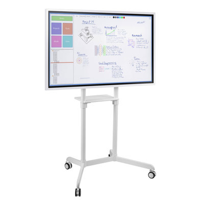 Montez-le! Chariot de télévision mobile et tableau blanc numérique, compatible avec Samsung Flip et le Surface Hub 2S de Samsung