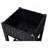 Planter Raised Beds - Elevated Planter Garden Box With Drainage Plug Raised Garden Beds For Vegetable/Flower/Herb Outdoor Standing Planter Beds Gardening Kit,Black,15.7"X15.7"X27.7"Downloads: 0 P-1541689985