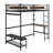 Sturdy Loft Bed Featuring Integrated Storage And Locking Slat Design For Enhanced Stability