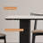 Modern simple solid wood rock dining table set-109746057