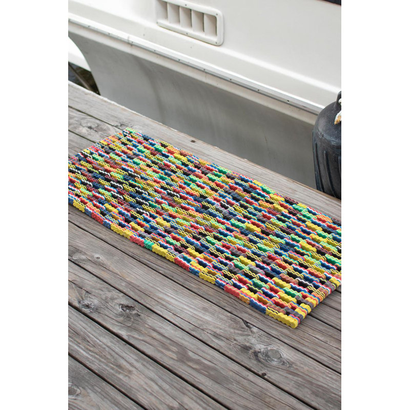 RECYCLED FLIP FLOP LARGE DOOR MAT