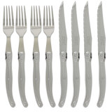 French Home Laguiole 8 Piece 18/10 Stainless Steel Flatware Set, Service for 4