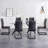 Rheese Modern Faux Leather Cantilever Dining Chairs with Metal Base and Top Handle-1818593101-1822942760-1847051815