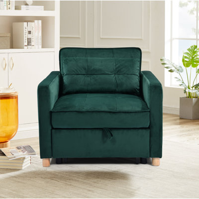 Mobarkar Velvet Accent Chair