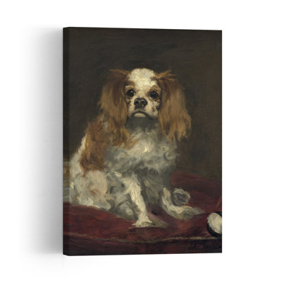 A King Charles Spaniel, C.1866 Abstract Contemporary Wall Art Print