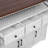 46.5'' Farmhouse Kitchen Island With Drape Of Beads-145886841