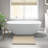 24x60" 100% Cotton 3000 Gsm Reversible Natural Heavyweight Bath Rug With Medium Pile 0.5" And Feel 1 Pcs Dense-118937411