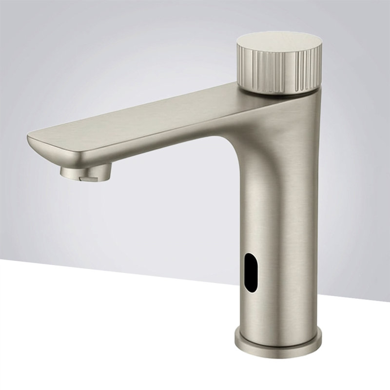 High Quality Automatic Bathroom Sensor Faucet, Brushed Nickel