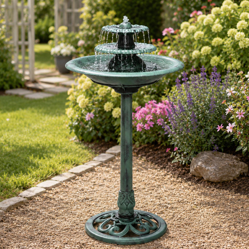 Bain d'oiseaux d'extérieur 35 po