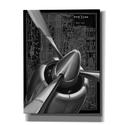 «Vintage Plane I» par Ethan Harper, art mural sur toile
