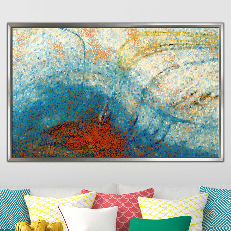 «seek first. « matthew 6:33 », reproduction d’art sur toile, H 39,5 po x l 63,5 po x P 2 po, Cadre flottant argent