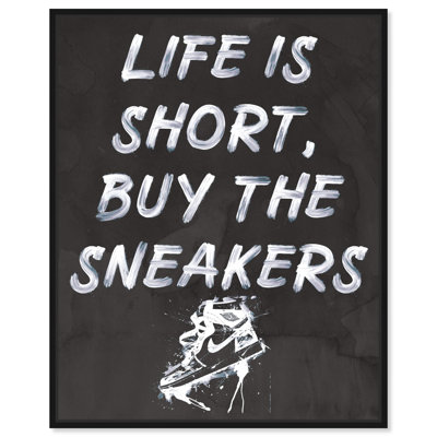 Notoriart, acheter les espadrilles encadrées, art mural 1 pièce