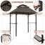 2.4×1.5 m Iron Patio Gazebo