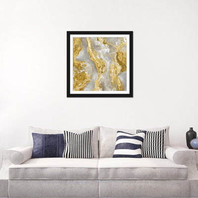 «Onyx Golden», impression sur toile