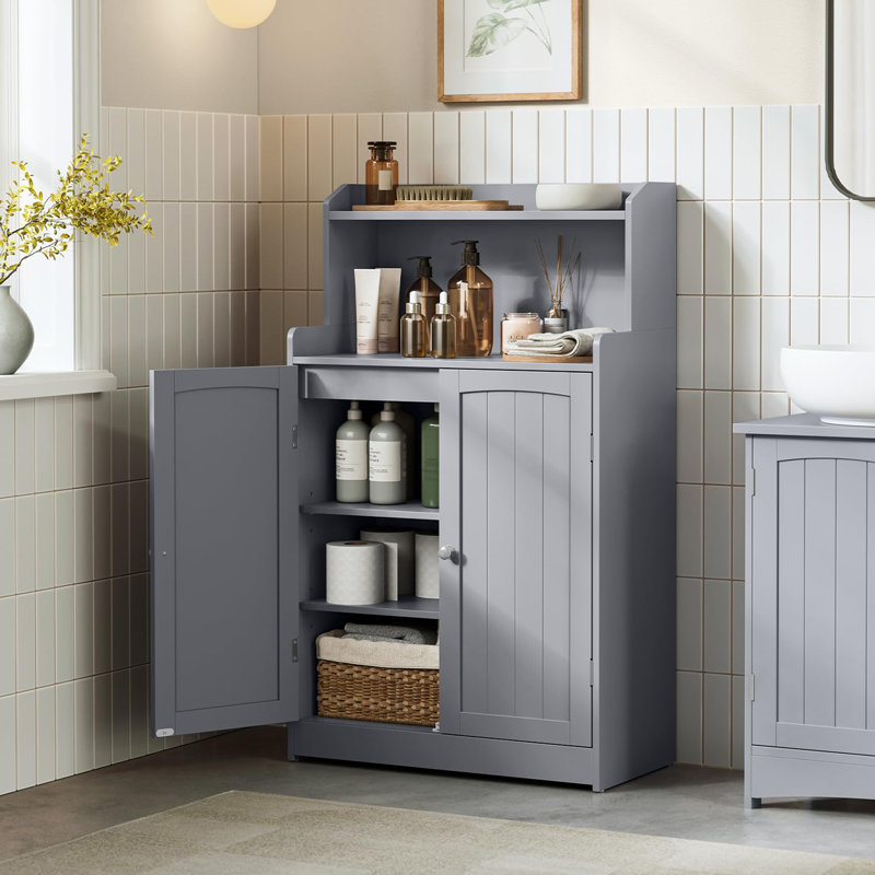 Bathroom Storage Cabinet, Gray