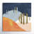 " Abstract The Desert Night, Modern & Contemporary Orange "-625795838-614534341